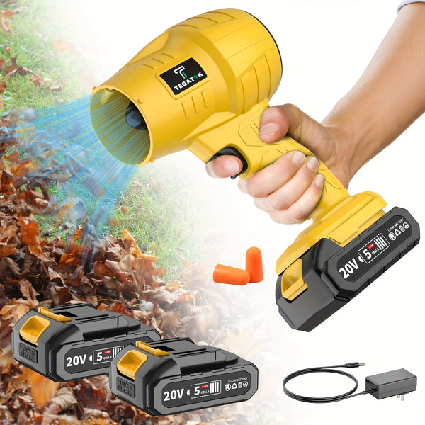 Nexaroy™ Turbo Jet Blower – 220000RPM Electric Cordless Leaf Blower, 20V Battery Jet Dry Blower, High Pressure Air Blower for Car Drying, Snow, Dust & Outdoor Cleaning
