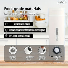 Product with features highlighted on a blurred kitchen background, emphasizing food-grade materials.