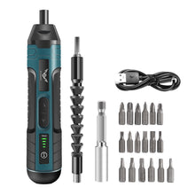 Nexaroy™ Electric Screwdriver 3.6V – 21pcs Multifunctional Torque Adjustment Kit, Rechargeable Lithium Battery, Straight Handle Design, Portable Mini Tool Set for Home Equipment Maintenance
