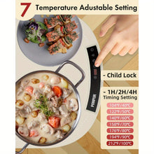 Electric Warming Mat for Food | Silicone Food Warmer Tray with 3 Adjustable Temperature Settings